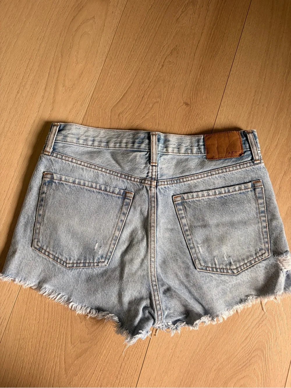 Aeropostale Light Wash Denim Shorts
